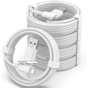 5팩 [apple 호환 MFi 인증] 충전기 3피트 USB-Lightning 케이블 iphone 호환 13 Pro Max/12Pro용  고속 코
