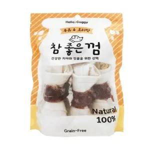 고품질 우유 오리맛 참좋은 강아지 껌 6p 애완견 반려견 간식 (WCFE2A9)