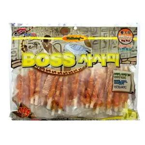 고품질 보스 밀크 닭고기 사사미 스틱 껌 500g 강아지 간식 (WCFFFA4)