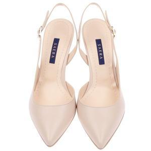 갤러리아 SAERA 세라 여성 소가죽 슬링백 샌들 S17G016 베이지 8CM