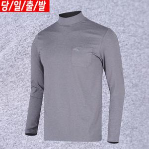 남성 겨울 약기모 반폴라 티셔츠 등산복 기능성 작업복 아웃도어 상의
