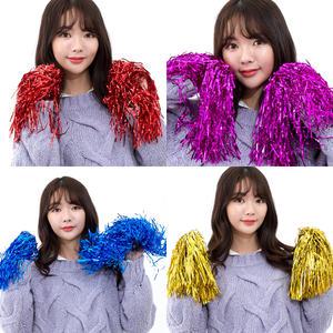 (메탈응원수술손잡이낱개2개) 체육대회 운동회 도구 파티