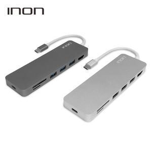 아이논 INON USB C타입 to 3.0 7포트 with HDMI SD MicroSD 허브