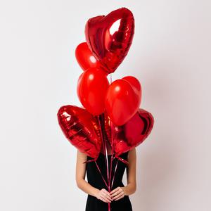 하트풍선 생일파티 홈파티 이벤트 은박풍선