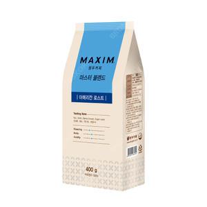맥심 마스터블렌드 아메리칸 로스트 400g 원두콩 커피