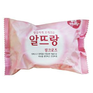 엘지 알뜨랑 알뜰하게 오래쓰는 비누 핑크로즈 140g 1개 세안