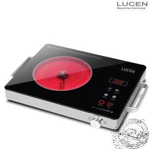 루센 전기레인지 하이라이트 LU-201GN 프리스탠딩 2단 확장형화구 잠금기능 전기랜지 가정용 캠핑