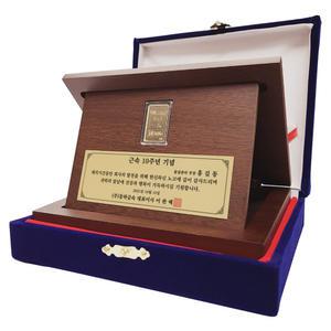 [골드초이스] 순금 골드바 감사패 11.25g(3돈) 부모님감사패 퇴직기념패 순금상패 선물