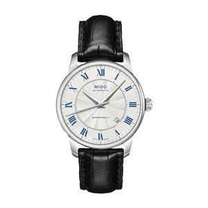 미도 남성 가죽 시계 바론첼리 M8600.4.21.4