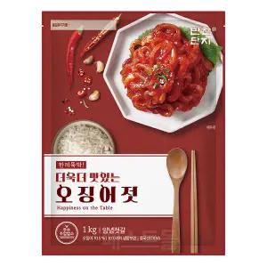 반찬단지 오징어젓(비닐) 1kg