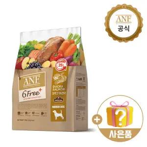 [N] ANF 식스프리플러스 인도어 독 오리고기연어 1.6kg + ANF 강아지 돌돌이 1개
