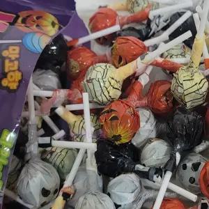 할로윈사탕 몬스터 캔디 할로윈 막대사탕 50개 사탕선물세트