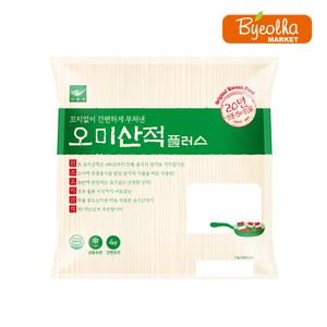 사옹원 오미산적 플러스 2kg 업소용 대용량 꼬지없는산적 적 제사 부침개 바삭한 모듬 전 명절 식당용 식자재