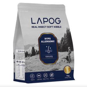 라포그 소프트 리얼인섹트 사료 소프트키블 피부케어 1kg