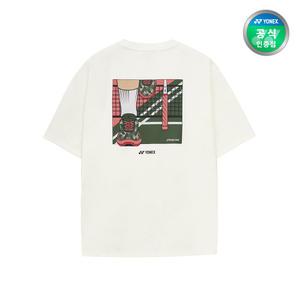 요넥스 배드민턴 오버핏 캐주얼 반팔 티셔츠 251TS044U