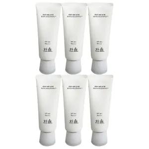 한율 흰감국 광채 선크림 70ml(SPF50+) 6개 / 써클