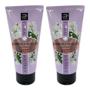 미쟝센 플로럴 부띠끄 쟈스민 앤 뮤게 퍼퓸 트리트먼트 300ml 2개