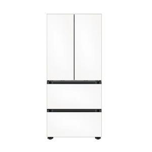 삼성전자 RQ42DB94J2APW6 BESPOKE AI 김치플러스 4도어 키친핏 420L AI 정온 모드 새틴화이트 김치냉장고 VE
