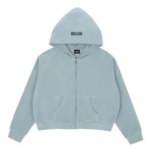 AZB2JP04MT 민트 테리 크롭 후드집업