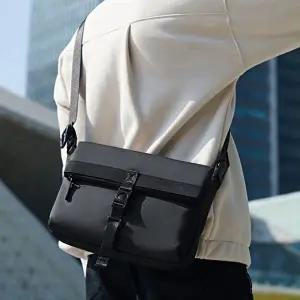 남성 출퇴근 가방 크로스백 슬림백 플랩 데일리 가방-WFHJPIQ