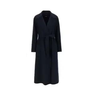 25FW 막스마라 S 여성 PAOLORE 파올로레 버진 울 롱코트 네이비 PAOLORE 081