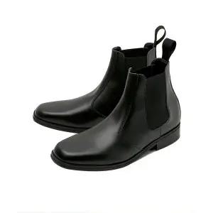 커스텀에이드 CUSTOMADE 4cm 소가죽 스퀘어토 첼시부츠 오티스 CR0031
