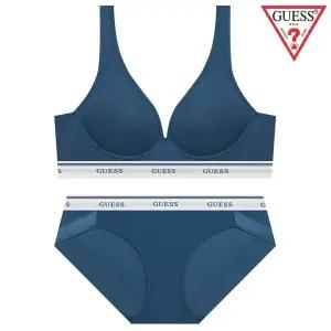 [롯데백화점]게스 소프트커버 액티브 브라팬티세트 OCWBRBP693BU