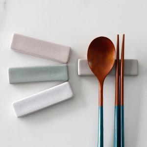 상차림 도자기 숟가락 손님상 젓가락 수저받침 (3ngJW)