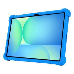 삼성 갤럭시 탭 S10 FE 플러스 13.1 인치케이스 SM-X620 소프트 실리콘 커버 (후면 킥 스탠드 포함) 용 충
