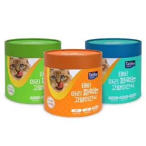 테비 아리 짜먹는 고양이간식 10g x 120개 3종 (오렌지그린블루)종류선택