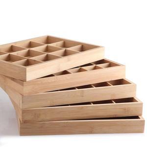 12칸 24칸35X24X3 수납함 주얼리 원목 전시함 전죽목공반 벨트 진열