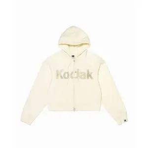코닥 KODAK 씨네코닥 세미크롭핏 워싱 후드 집업 우먼 IVORY K4322LFTH1IVR 153191