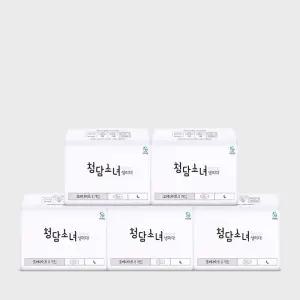 청담소녀 오리지널 오버나이트 8p 5팩 224197
