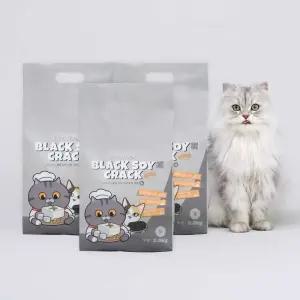 미유박스 고양이모래 블랙소이 크랙 두부 모래 숯 2.8kg, 3개