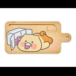 카카오프렌즈 춘식이 혼밥 우드 트레이 손잡이 쟁반 접시