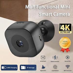 DS JM 새로운 카메라 컬러 WIFI 미니 고화질 감시 방수 4K 감지 모니터 비전 2025