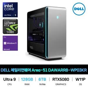 IT_DELL 에일리언웨어 Area-51 DAWARR8-WP03KR RAM 128GB/SSD 6TB 재고보유