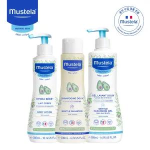 무스텔라 베스트 세트(바디로션300ml+클렌징젤 500ml+샴푸200ml)
