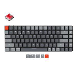Keychron-K3 E V2 울트라 슬림 무선 기계식 로우 프로파일 키보드 광학 스왑  스위치 RGB 백라이트 Mac win