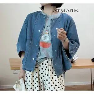 ATMARK (77까지)노카라절개라운드데님자켓AA56JK005G