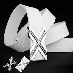 모던 엑스 벨트 골프 정장 가죽 남자 남성벨트 캐주얼