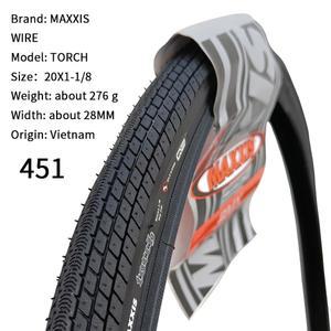 MAXXIS 토치 접이식 자동차 차량용 펑크 방지 타이어 외부 20인치 37 451 20X1