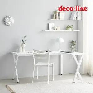 데코라인 코넬 이지2 데스크 코너 책상 DDW055C (착불)