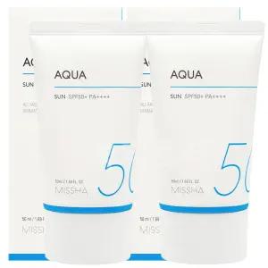 MISSHA 올 어라운드 세이프 블록 아쿠아선 SPF50+ 50ml 2개