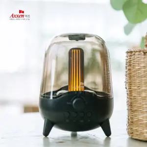 엑센 LED 캠핑 블루투스 스피커 불멍 무드등이사선물 집들이 무선 미니 여행용 휴대용 무드등 인테리어 조