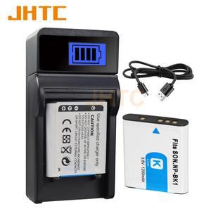NP-BK1 NP 배터리 충전기 소니 S750 W190 W370 카메라 1200mAh