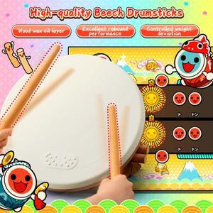 Nintendo Switch/PS4/PS5/PC와 호환되는 IINE Taiko 드럼 컨트롤러 Pro max