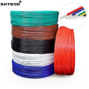 5/10m UL1007 전자 와이어 14AWG 20AWG DIY PVC 절연 케이블 주석 도금 구리 라인