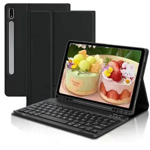 갤럭시 탭 S10/S9/S8/S7 10.9인치/11인치 2025/2023/2022와 호환되는 키보드 케이스, 삼성 태블릿 S9 FE와