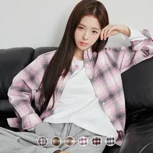 [지오다노] 345911 여 플란넬 셔츠